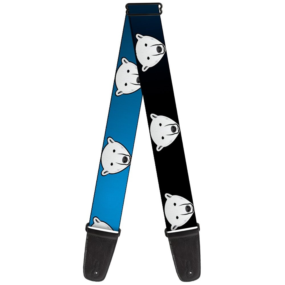 Guitar Strap - Polar Bear Repeat Black/Blue Fade ACC NEWAnother great item from Rarewaves USA | Free delivery!