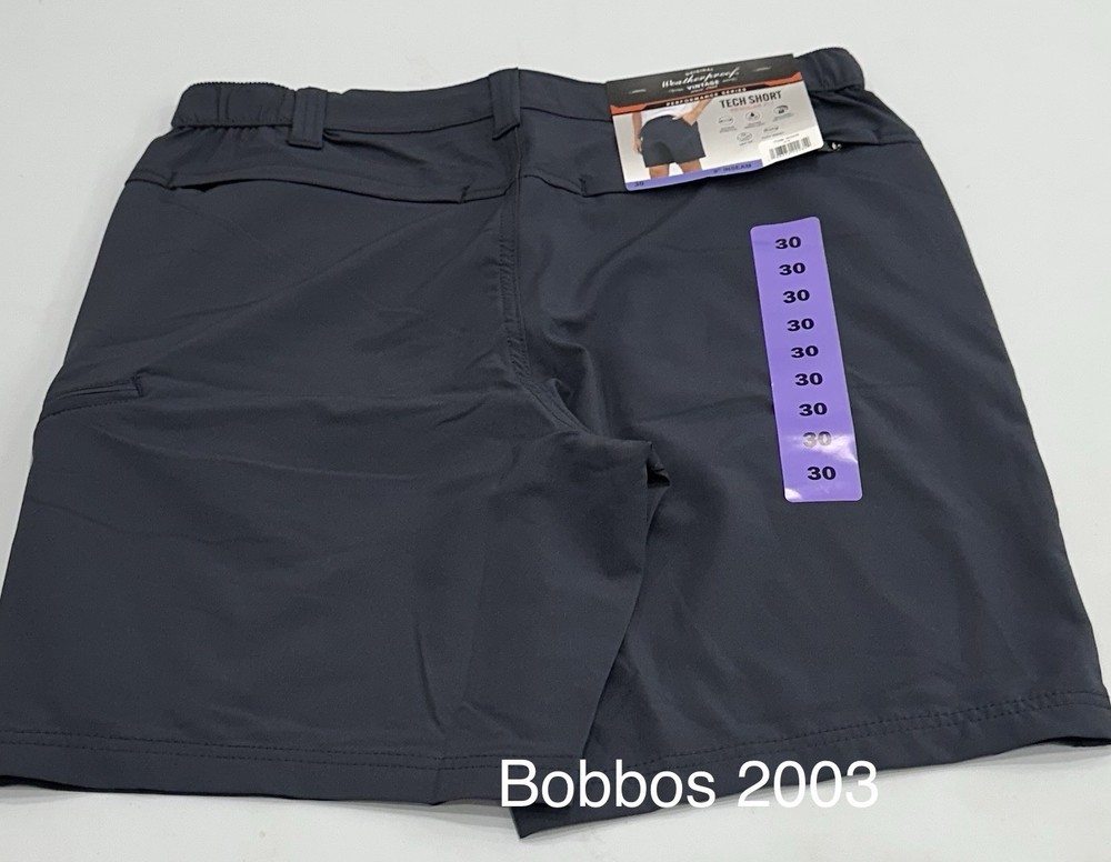Weatherproof Vintage Men's Performance Series Tech Shorts, Blue, Size 30