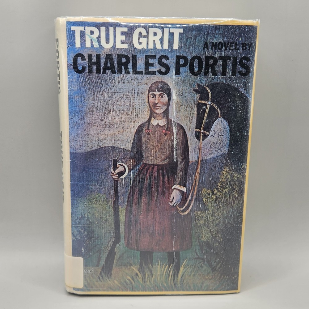 Charles Portis, True Grit. First Edition Hardcover in 3rd Print $4.95 DJ, 1968.