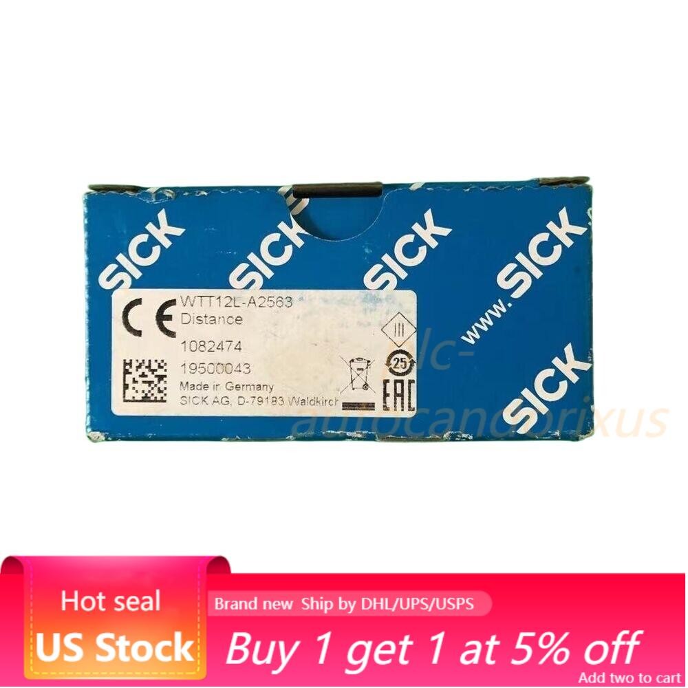 US FREE TAX  SICK WTT12L-A2563 WTT12LA2563 1082474 Photoelectric  Senso