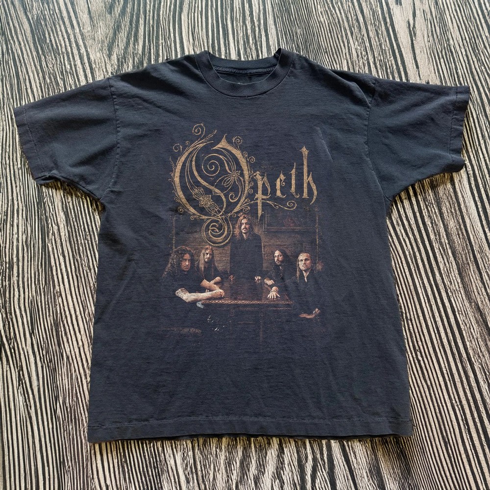 HOT! Opeth Band Members Unisex  Black Cotton T-Shirt Size S-5XL