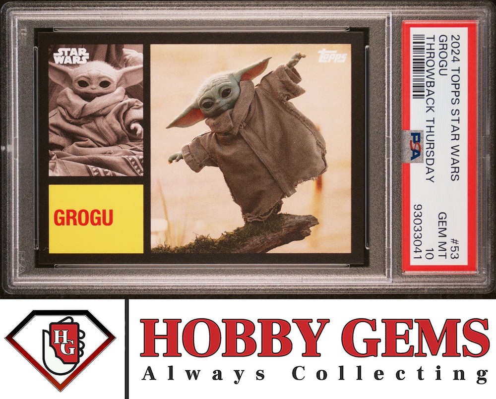 GROGU PSA 10 2024 Topps Star Wars Throwback Thursday TBT #53 C4