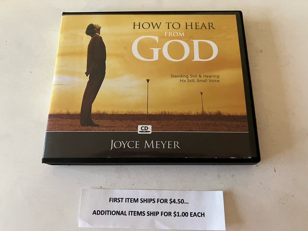 4 CD Set    Joyce Meyer - How To Hear From God  $3.50   Shipping $4.50/$1.00
