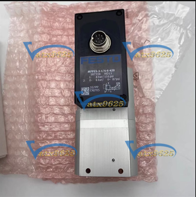 One new Festo Pressure Regulator MPPES-3-1/4-6-420 187338
