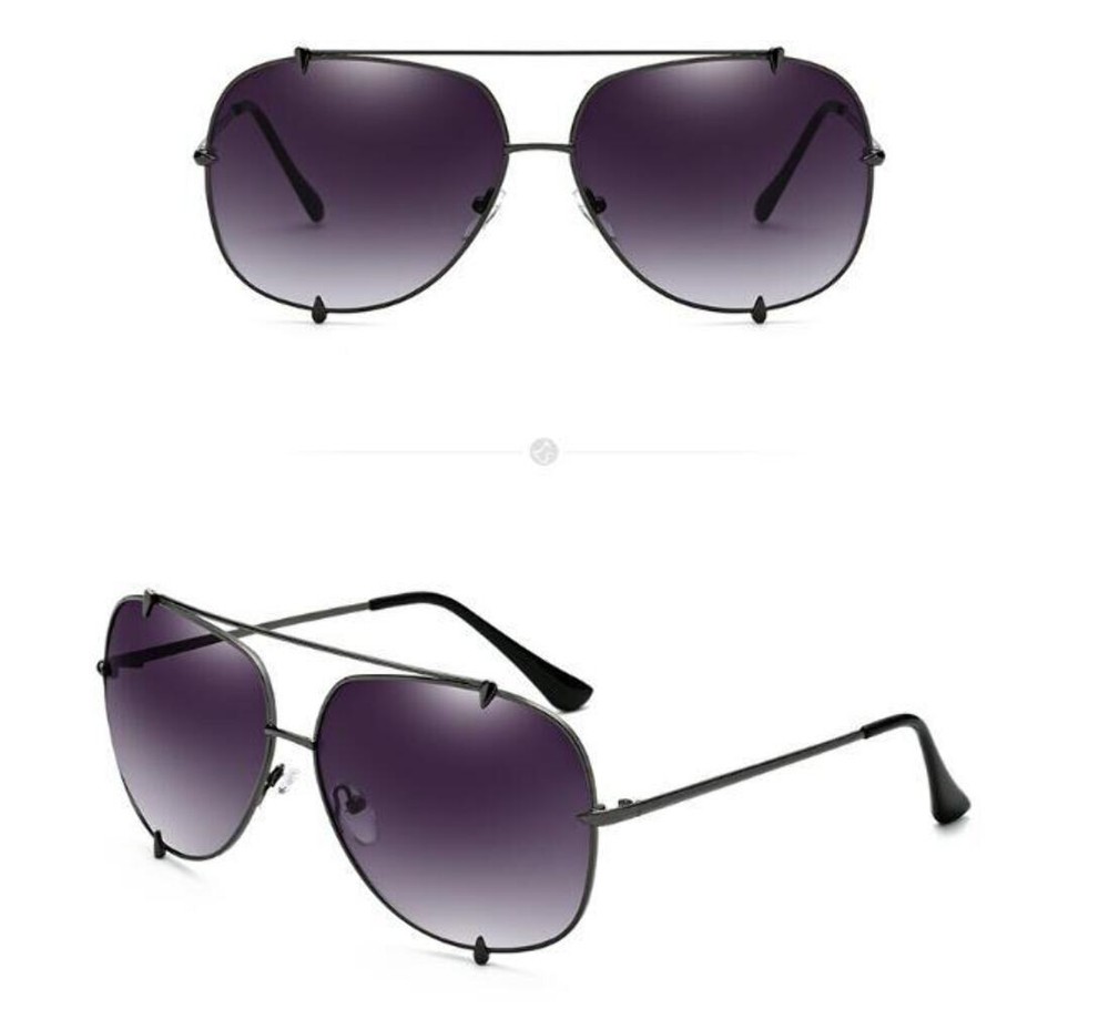 Fashion Sunglasses with UV400 Protection and Metal Frames for Men and Women Resi