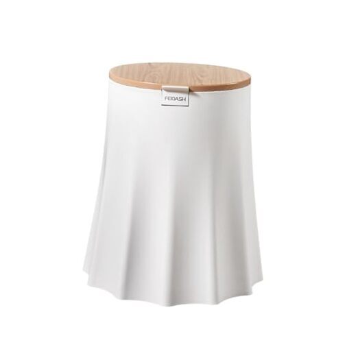 Bedroom Trash Can with Lid, 10L Office Trash Bin with Press Top Lid, Dog Proof