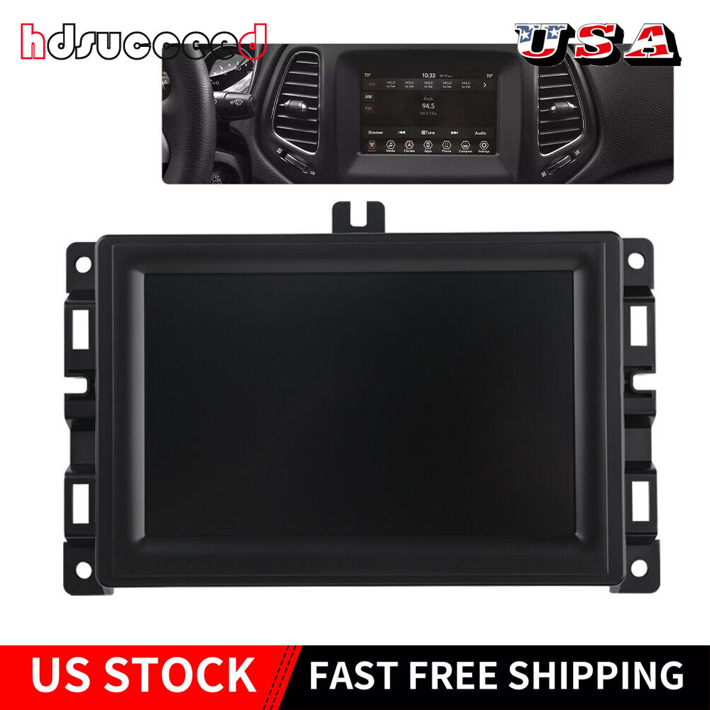 LCD Touch Screen For 2017-2020 JEEP Compass Renegade Radio WXGA0700K00057-V1