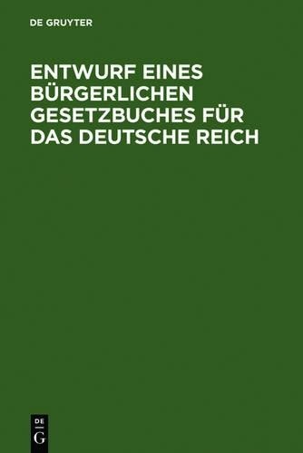 Entwurf Eines Bürgerlichen Gesetzbuches Für Das Deutsche Reich (Hardback)Another great item from Rarewaves USA | Free delivery!
