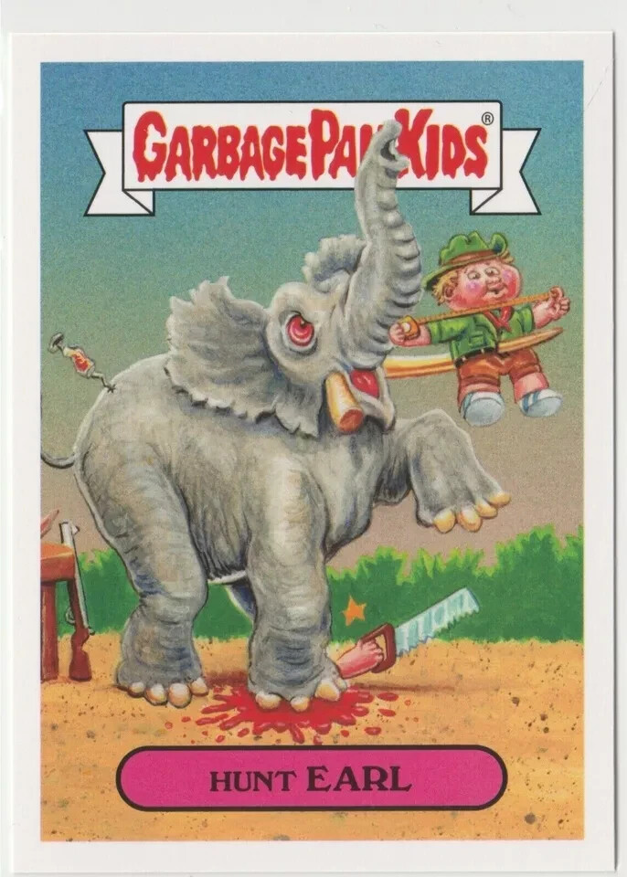 Hunt Earl #6a Garbage Pail Kids GPK 2017 Adam-geddon Trading Card