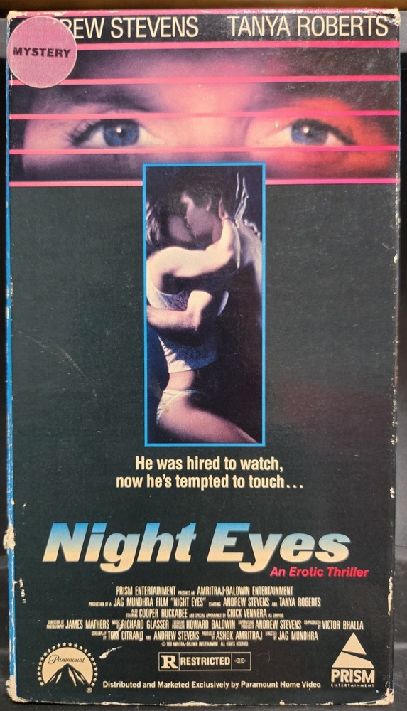 Night Eyes An Erotic Thriller 1990 VHS Paramount Prism 51004 95 Minutes