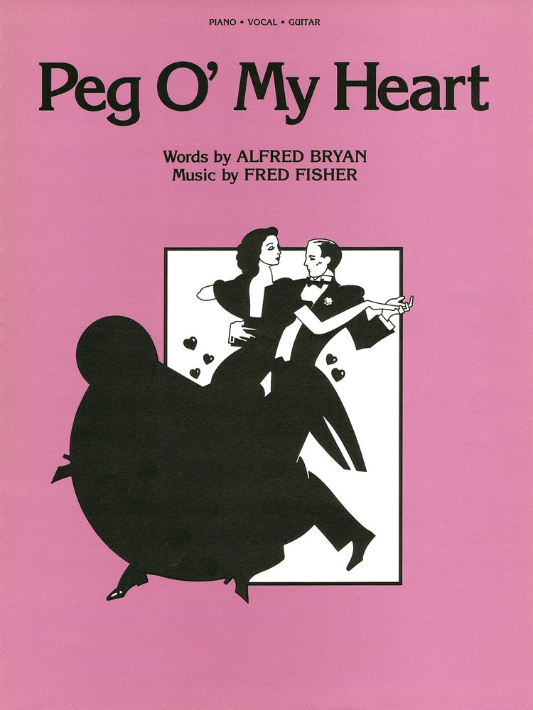 Peg O My Heart Song for Piano Vocal Sheet Music Guitar Chords Melody Lyrics