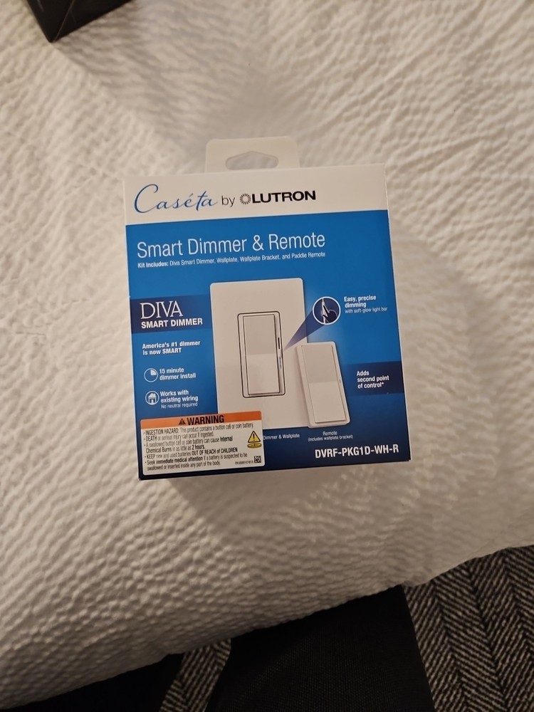 Lutron Diva Smart Dimmer Switch 3-Way Kit with Pico Paddle Remote 6984