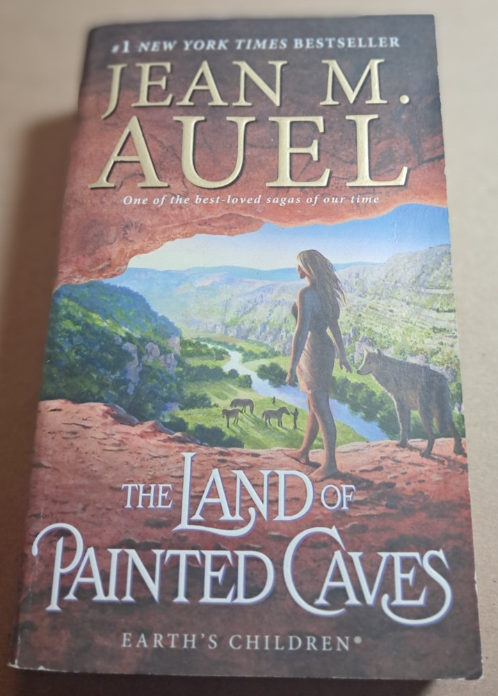 Jean M Auel The Land Painted Caves Earths Children Bantam historical fantasy 1st