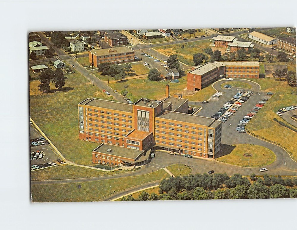 Postcard Clara Maass Memorial Hospital Belleville New Jersey USA