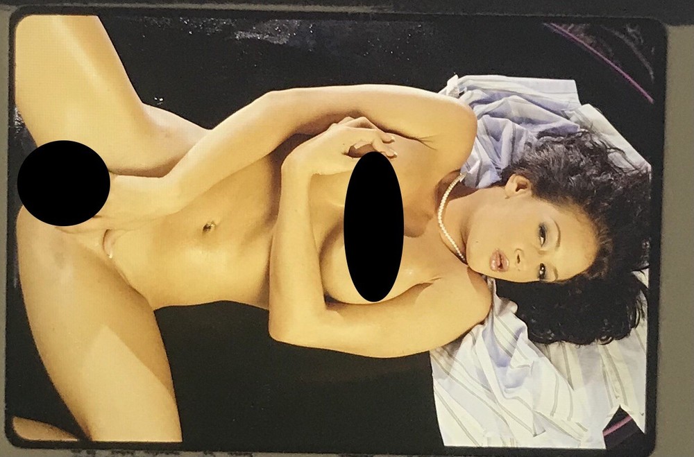 35mm Color Slide - Busty Tory Lane Original Pinup Adult Star