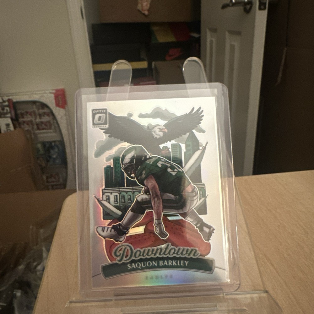 2025 Panini Optic Football Saquon Barkley Downtown Philadelphia Eagles 🦅