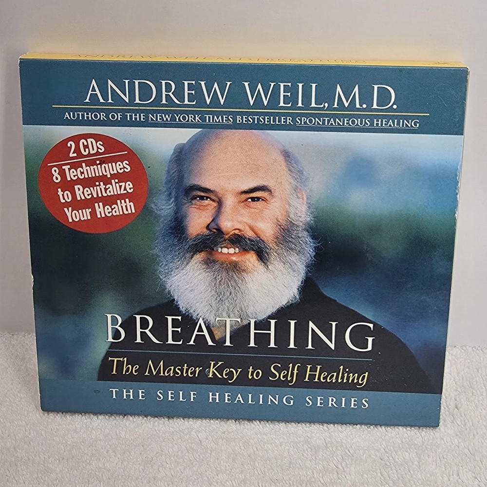 Andrew Weil M.D.Breathing:The Master Key to Self Healing 2CD Set Mind & Body BN