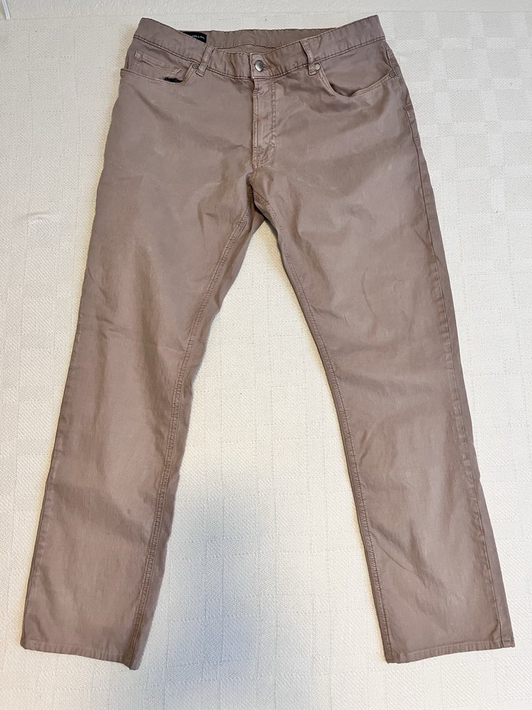 Peter Millar Pants Men 36x31 Tan/ Stone Wayfare Stretch Golf