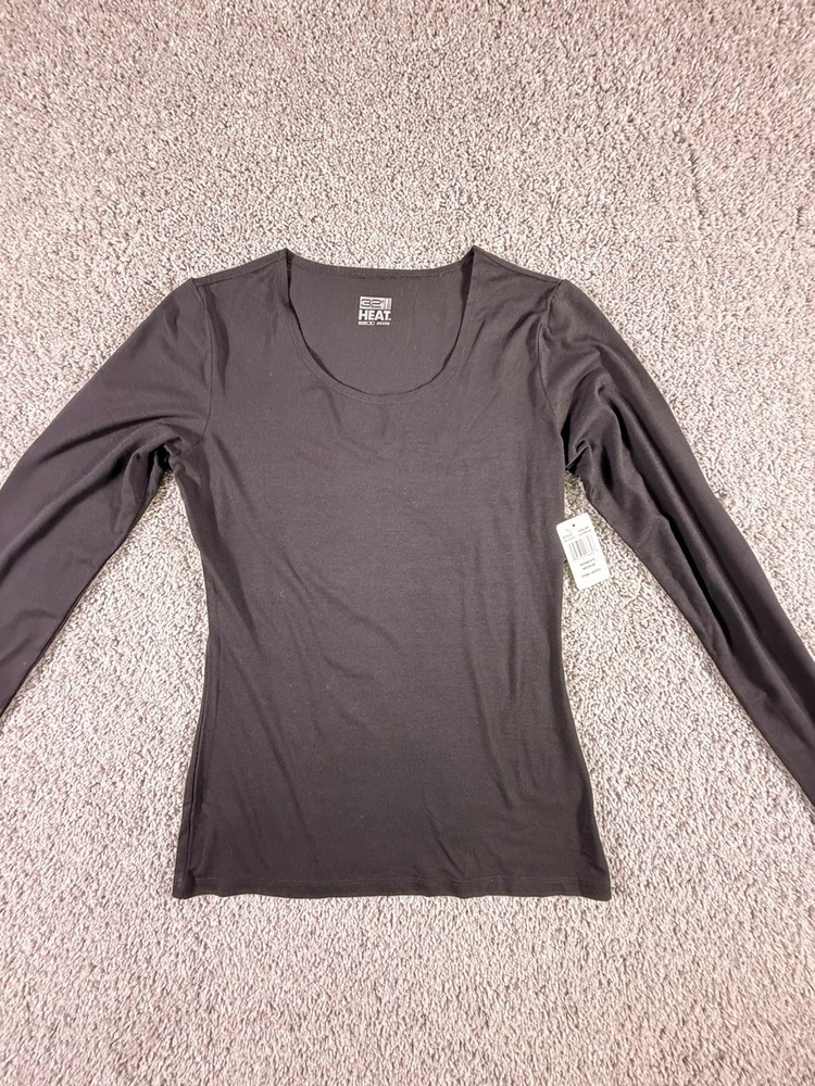 32 Degrees Heat Women’s Long Sleeve Shirt Size Medium Black