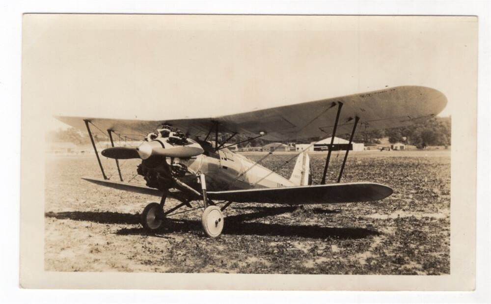 1929-1937 British RAF Bristol Bulldog Fighter 2.75x4.5 Original1940-50s Photo