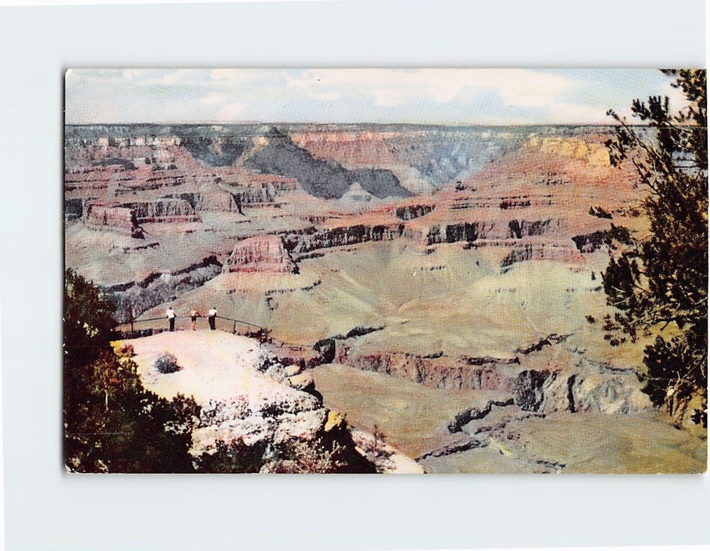 Postcard At Yavapai Point Grand Canyon National Park Arizona USA