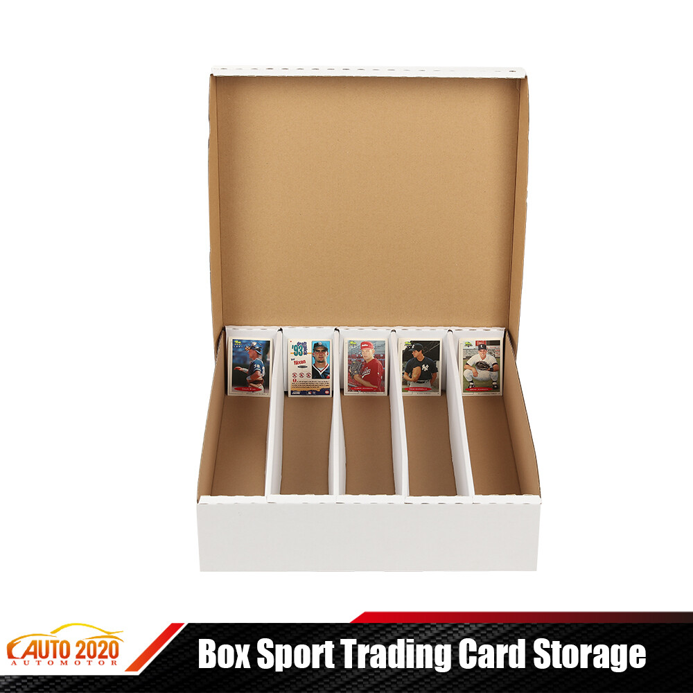 New US 5000 Count Corrugated Cardboard Sport Trading Card Storage Boxes