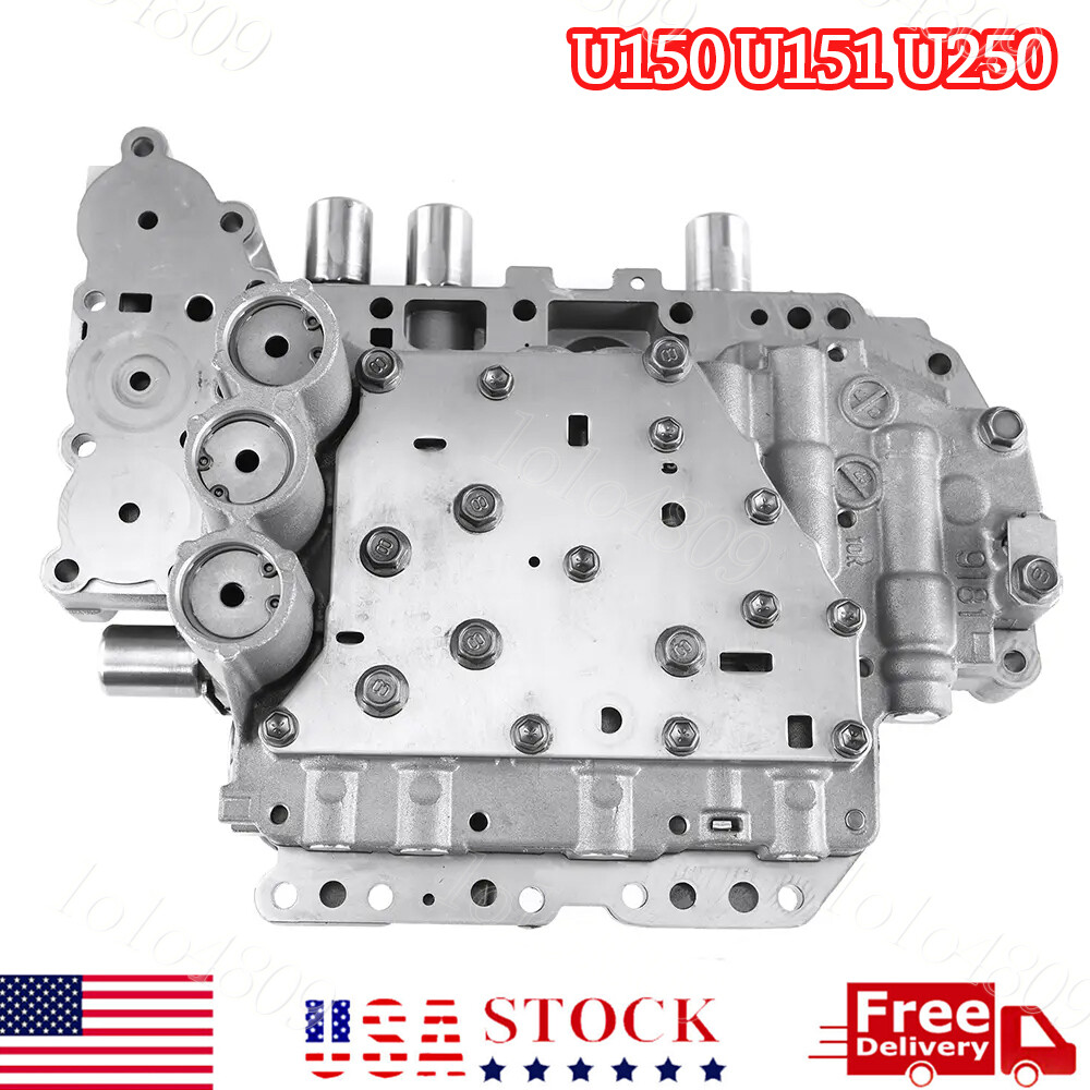 Transmission Valve Body U150 U151 U250 W/ Solenoids For 2004-2014 Toyota Lexus