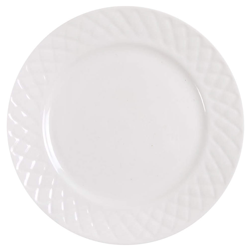 Gibson Designs Antique Quilt Salad Plate 10148626