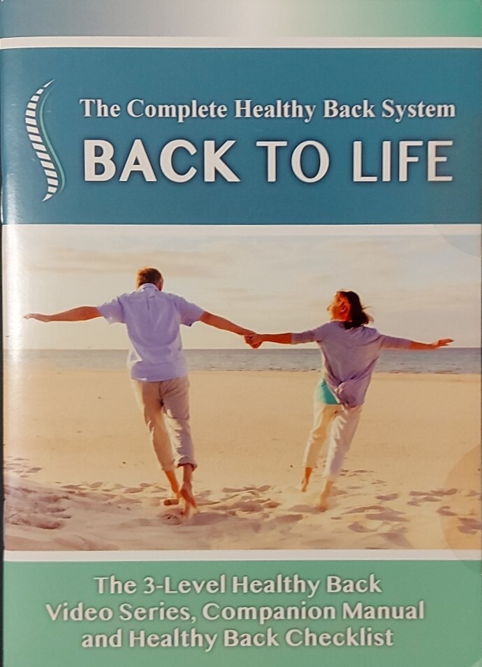 The Complete Healthy Back System - Back to Life - DVD - 3 Phase Workout Program