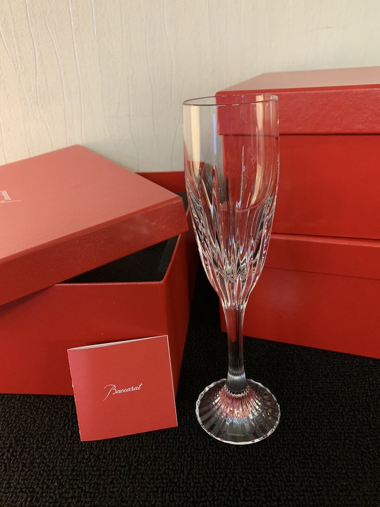 Jupiter Model Champagne Flutes In Baccarat Crystal