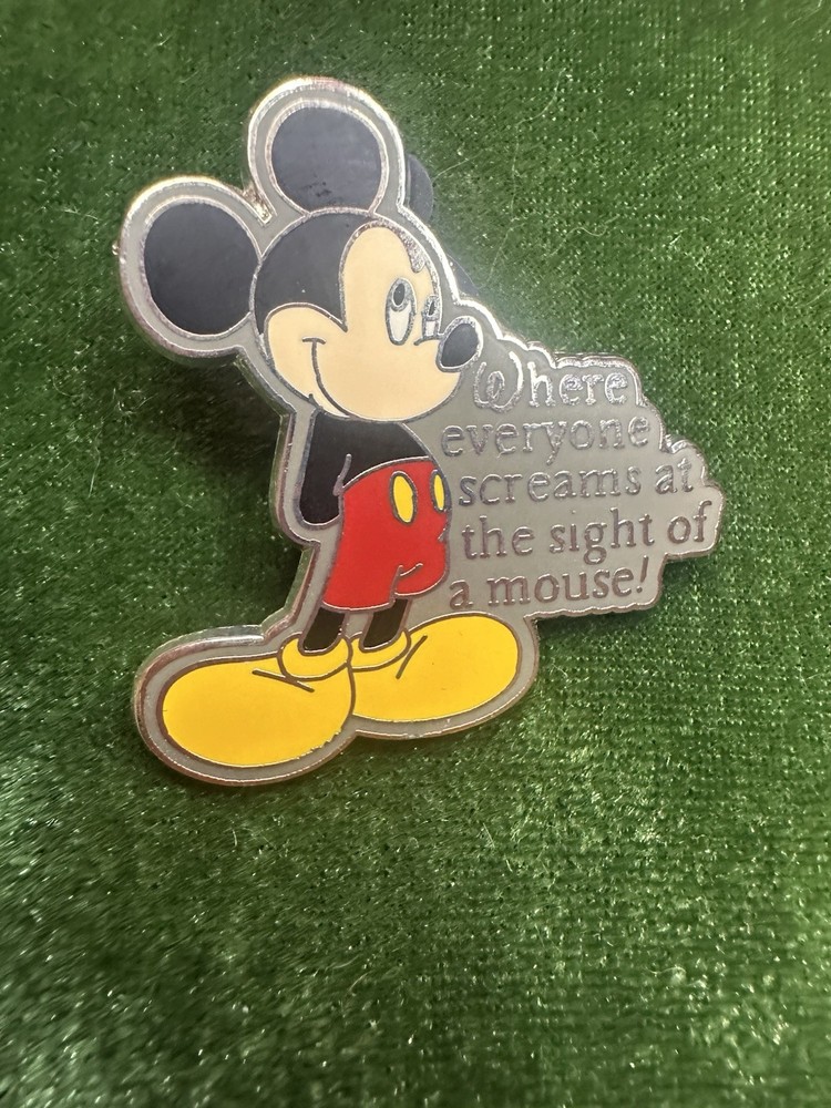 Disney Trading Pin Mickey Mouse Where everyone screams at the sight of a mouse!