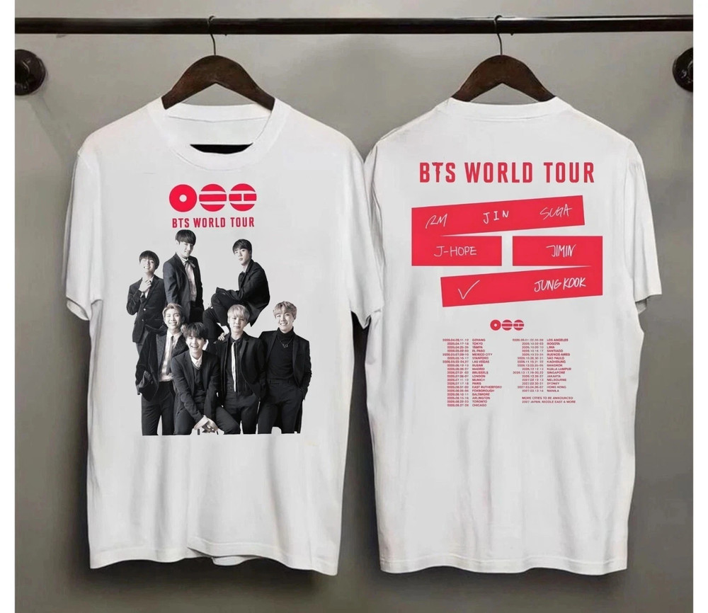 BTS World Tour T-Shirt, Bangtan Comeback 2026 T-Shirt