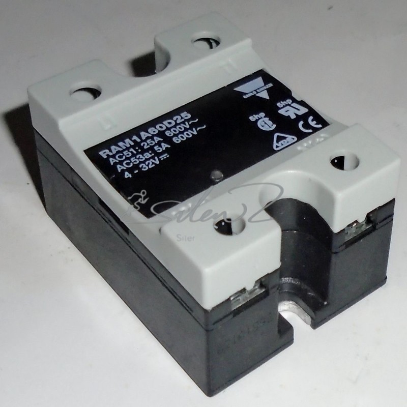 Carlo Gavazzi 600 Volt 25A Ssr Solid State Relay Ram1A60D25 4-32Vdc Control New
