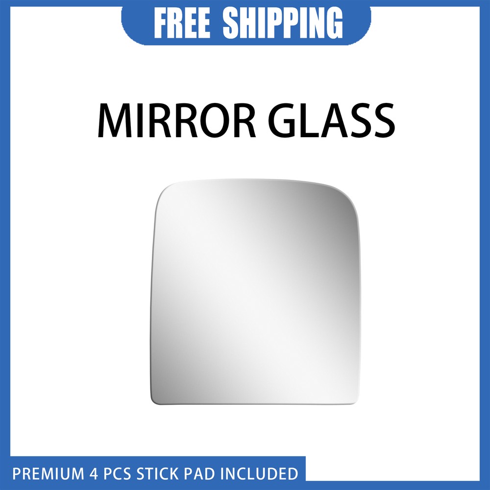 2013 Ram 1500-5500 Left Side Tow Mirror Glass Flat Adhesive