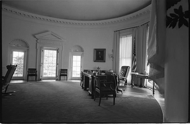 Photo:Washington DC White House Oval Office 1964 Interior View