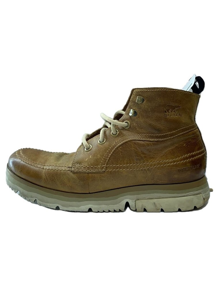 Sorel Leather Trekking Boots Size 28.5Cm Brown 1187