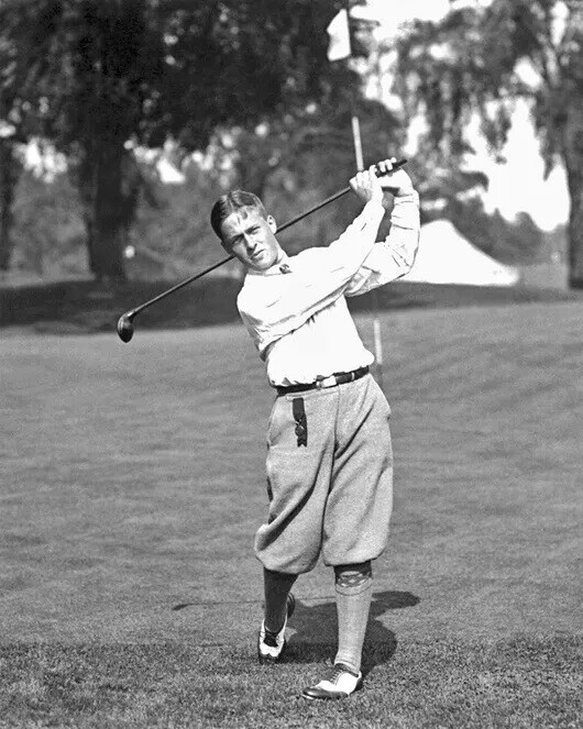 Famous Amateur Golfer Bobby Jones Golf Swing  8x10 PHOTO PRINT