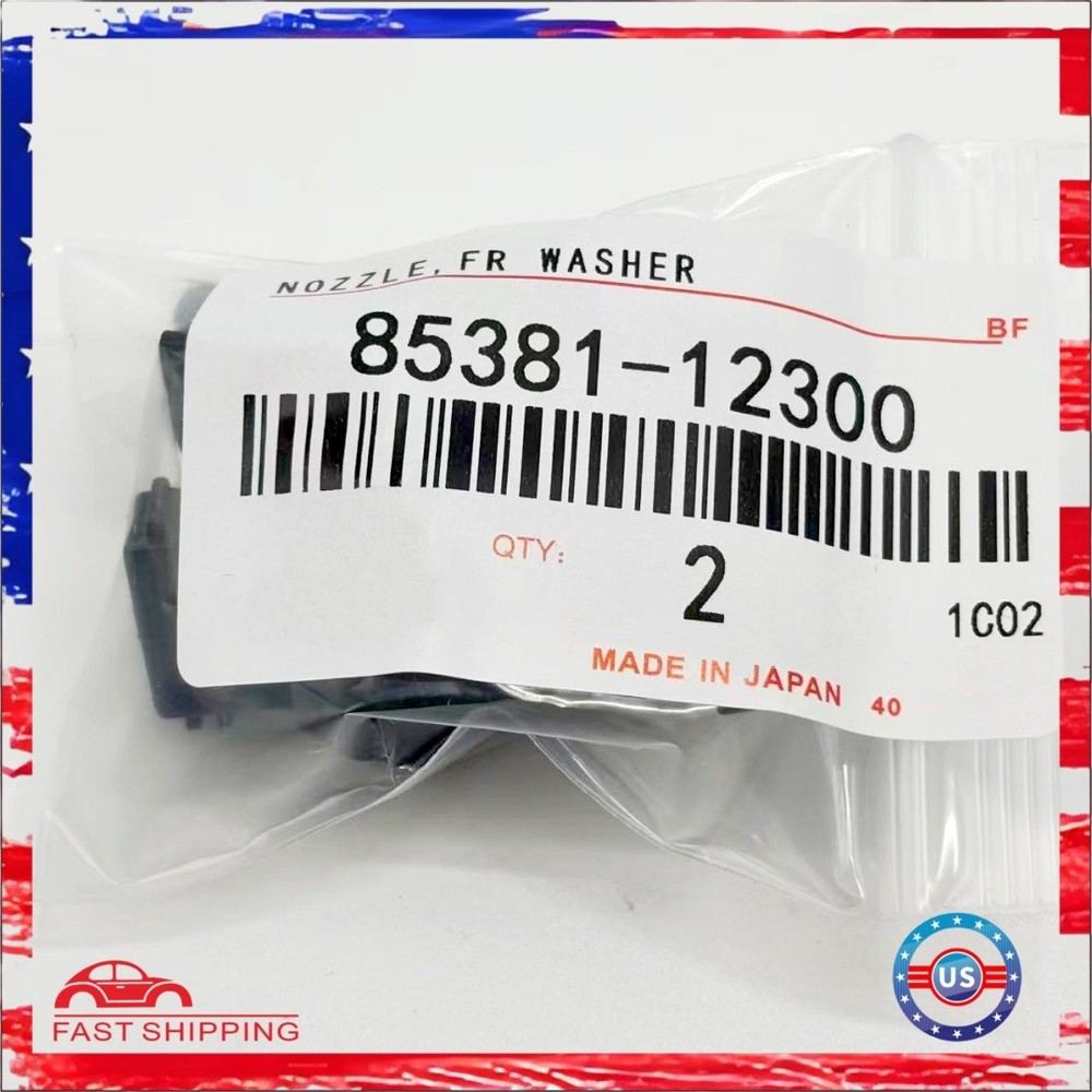 OEM 2PCS Windshield Washer Nozzle Jet Spray For Toyota Corolla Camry