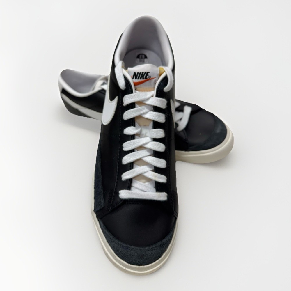 Nike Blazer Low '77 Shoes / Black White / Men's 9.5 / NEW