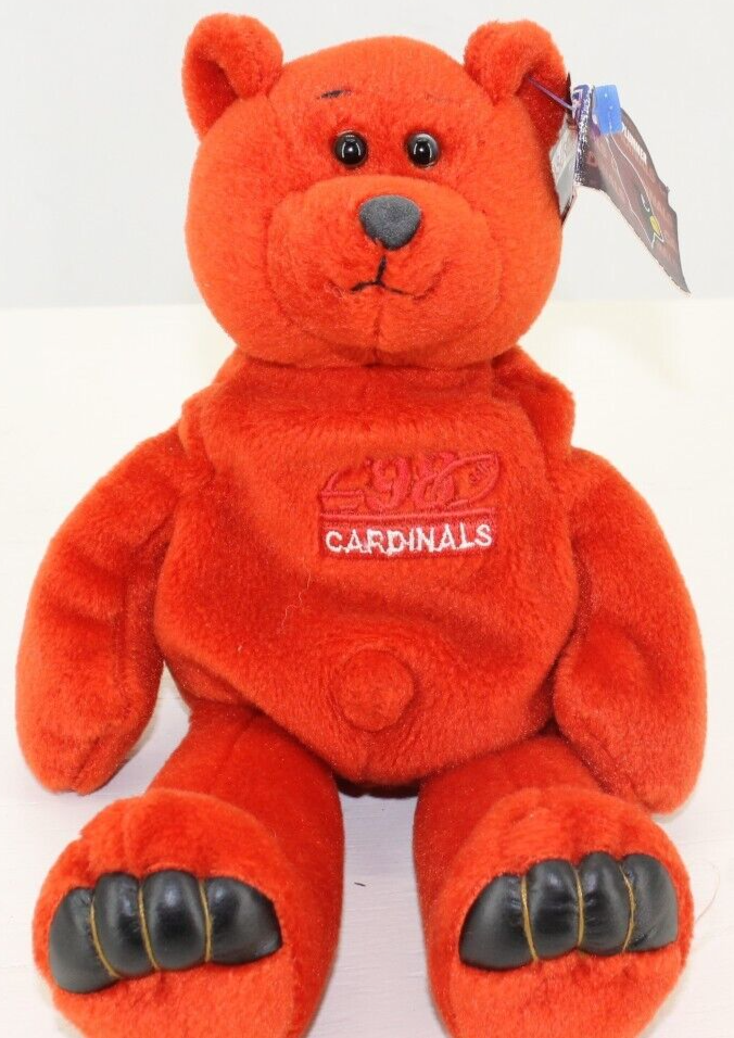 LIMITED TREASURES HANDMADE PLUSH BEAR JAKE PLUMMER AZ CARDINALS TUSH & EAR TAGS