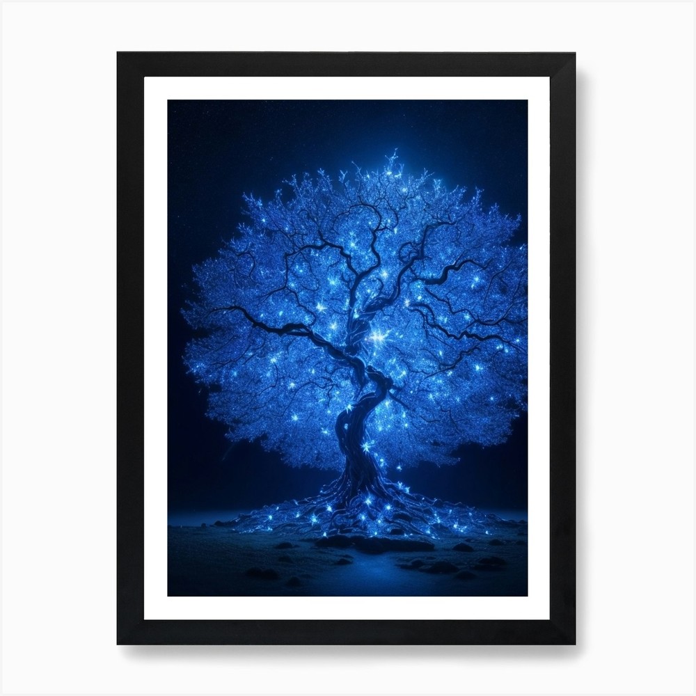 Tree of Life 181 Framed Wall Art Canvas Print Poster Picture  