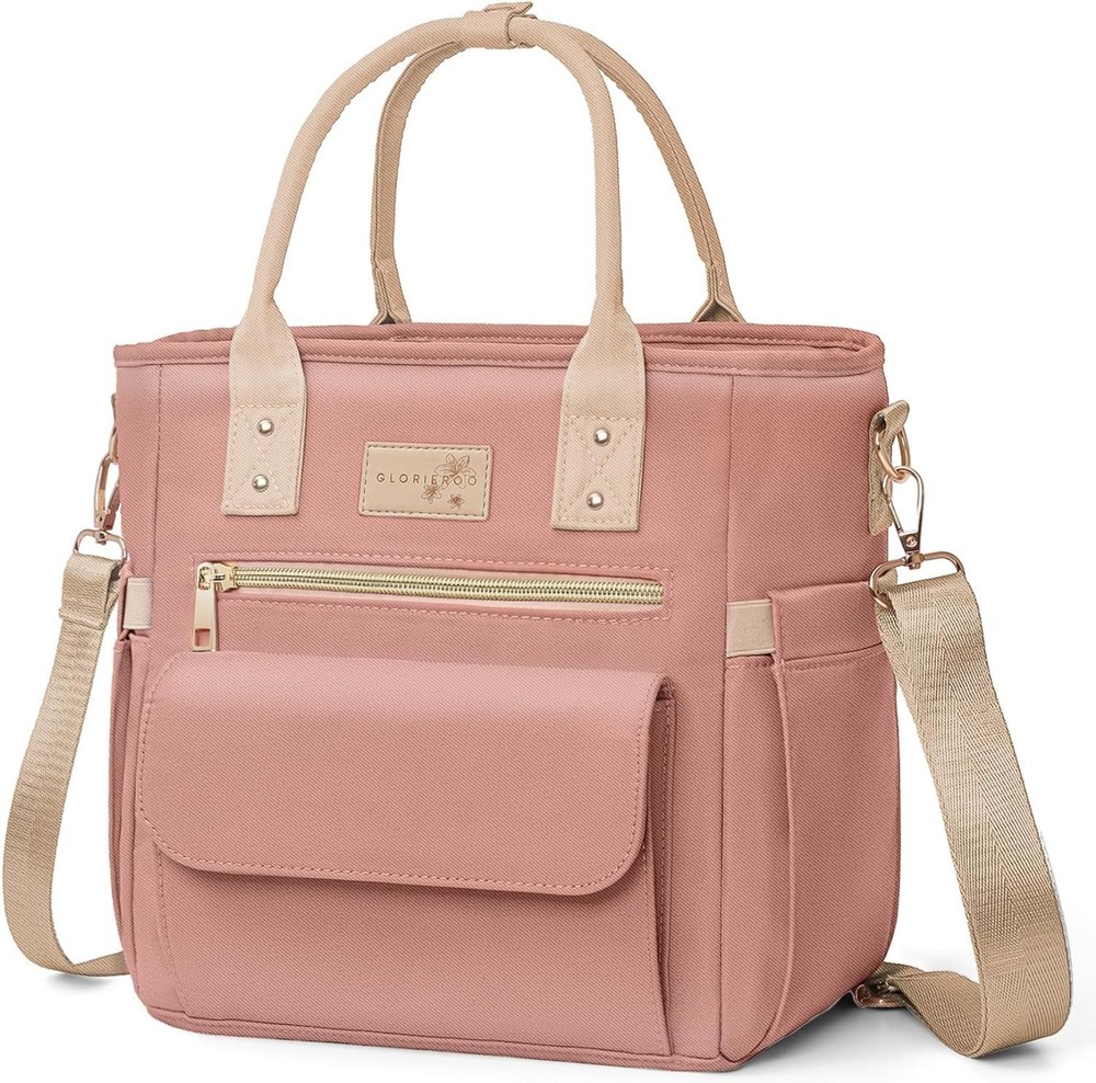 Deluxe Large Insulated Lunch Bag for Women Leakproof Waterproof Cooler Box