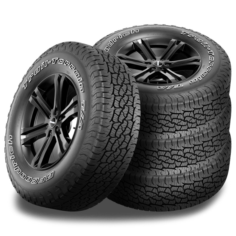 4 BFGoodrich Trail-Terrain T/A OWL 275/65R18 116T All Weather 60K Warranty 660AA