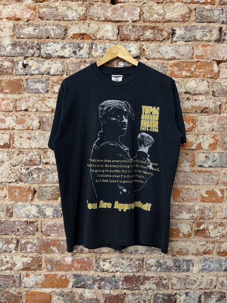 Vintage 90’s Tupac You Are Appreciated Rap T Shirt Size Large