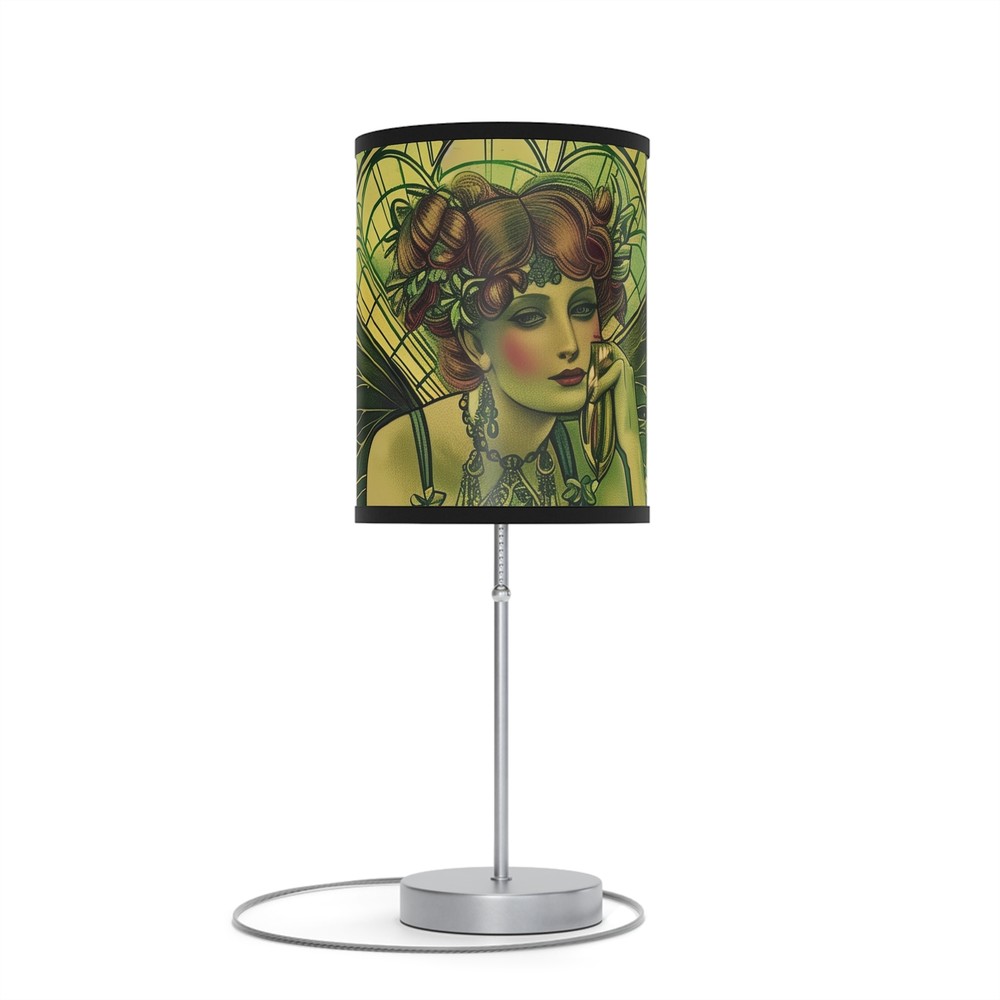 Absinthe Fairy Lamp on a Stand, Goth Victorian, Art Nouveau-image