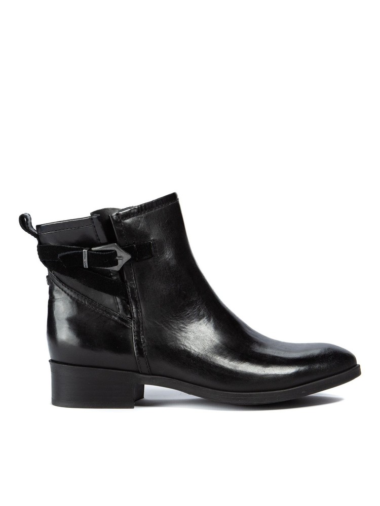 LUCCA LANE Womens Black Strap Detail Skyanna Round Toe Block Heel Booties 9 M