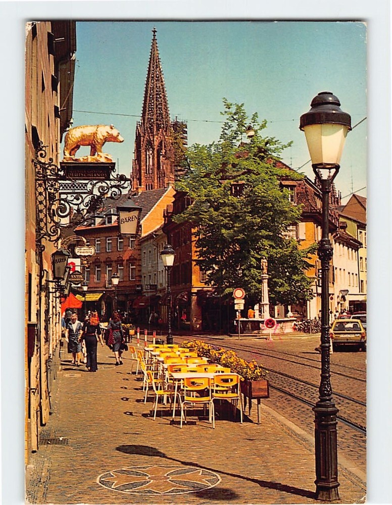 Postcard View in Freiburg im Breisgau Germany