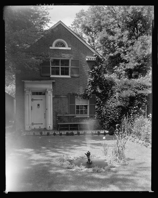 Fredericksburg Virginia Miss Doggett�s House The Quarters 1930s Brick Home