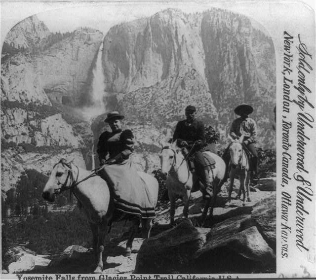 Yosemite Falls,Glacier Point Trail,California,CA,Horseback Riding,Waterfalls