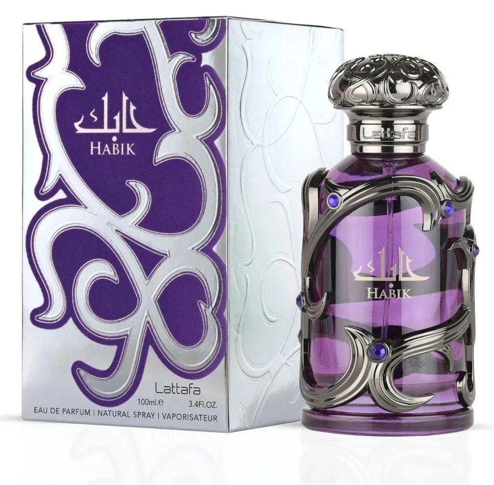 Lattafa Habik – 3.4oz - Spicy, Aromatic, Woody, Musky – EDP Lasting for Men